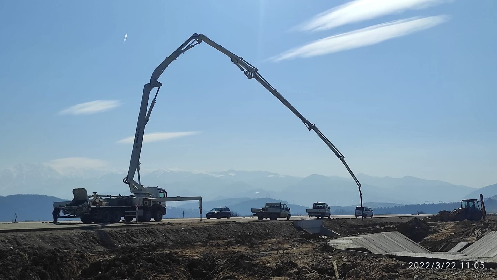 Cifa autopompa beton turnare beton autostrada