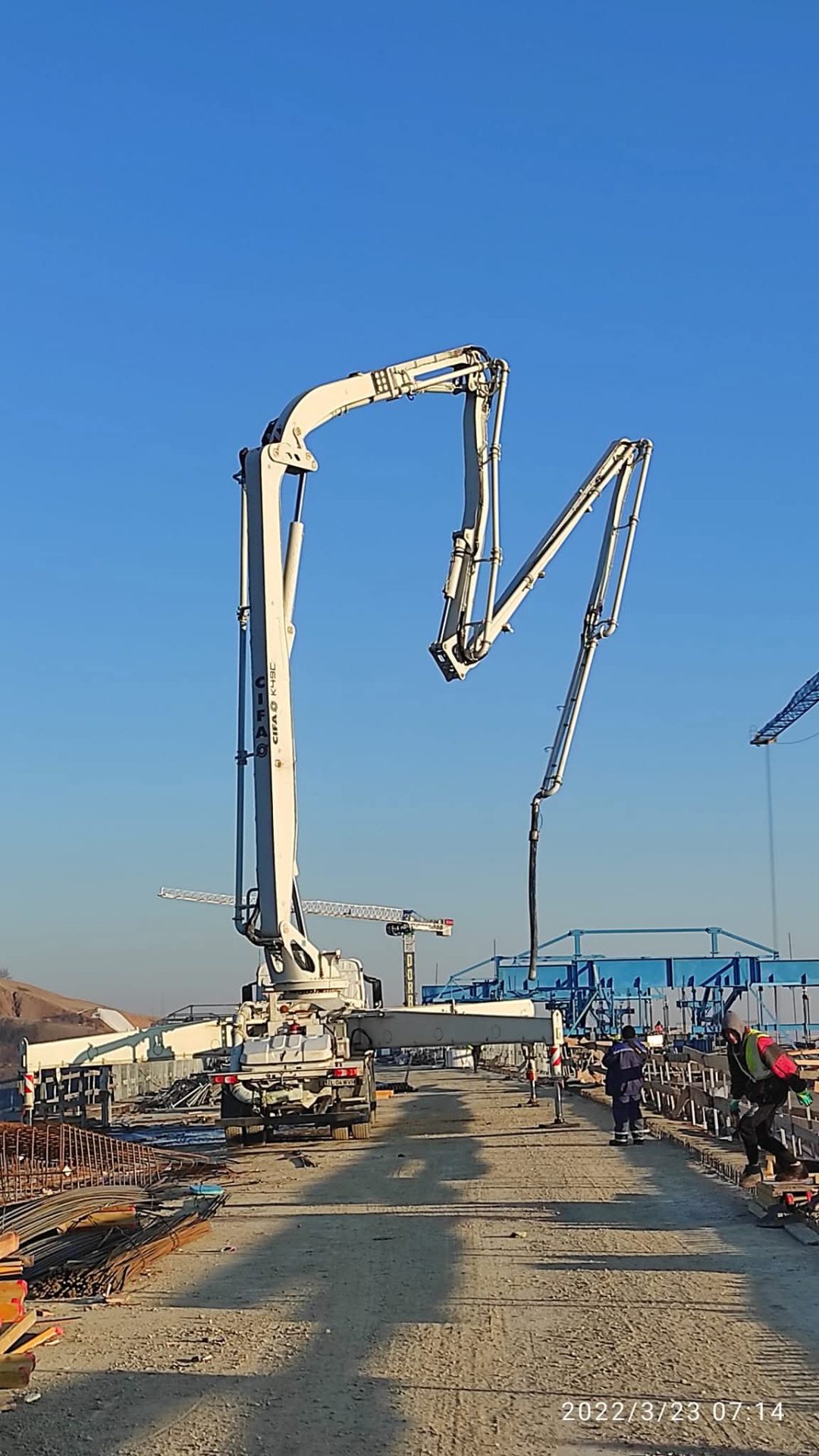 Cifa K49C autopompa beton turnare beton pod 3