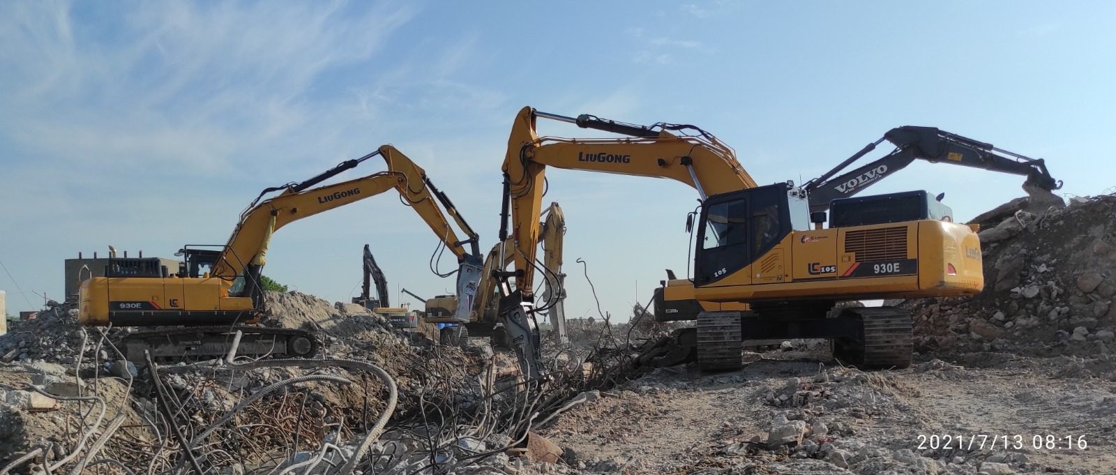 Excavatoare LIUGONG VOLVO 930E Lucrari Constructii