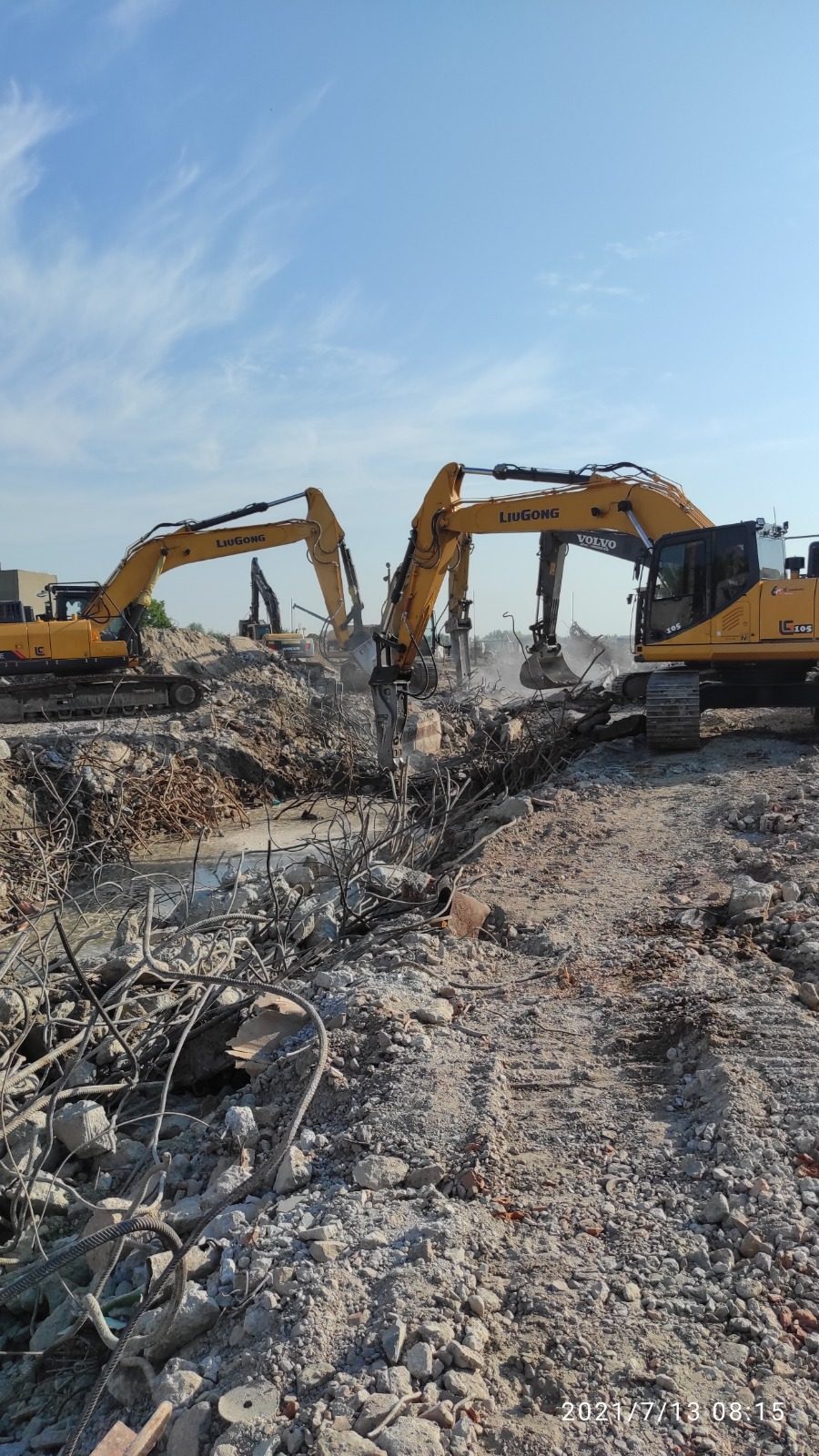 Excavatoare LIUGONG VOLVO Demolire Armatura
