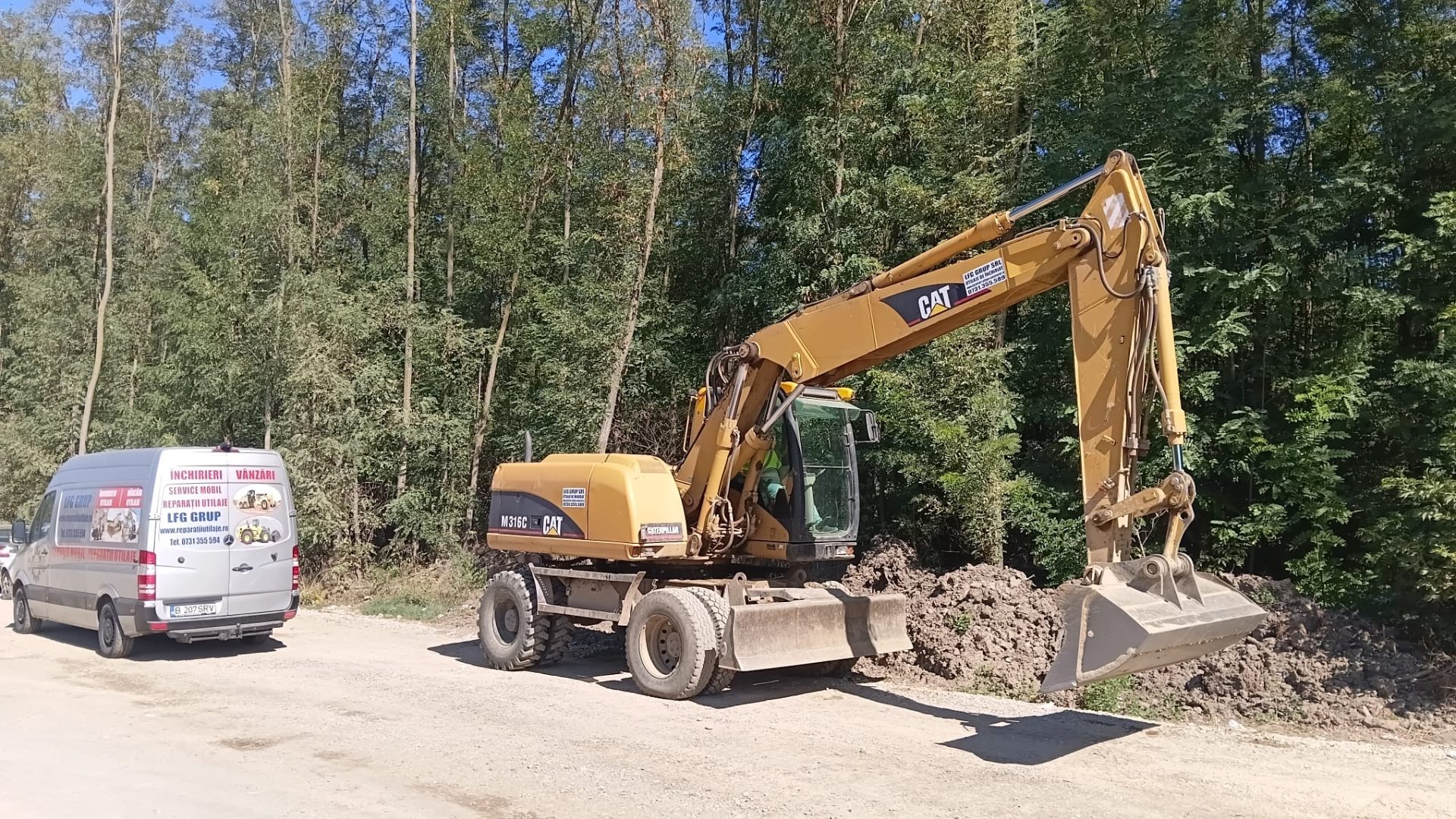 Excavator roti excavatii CAT M316C